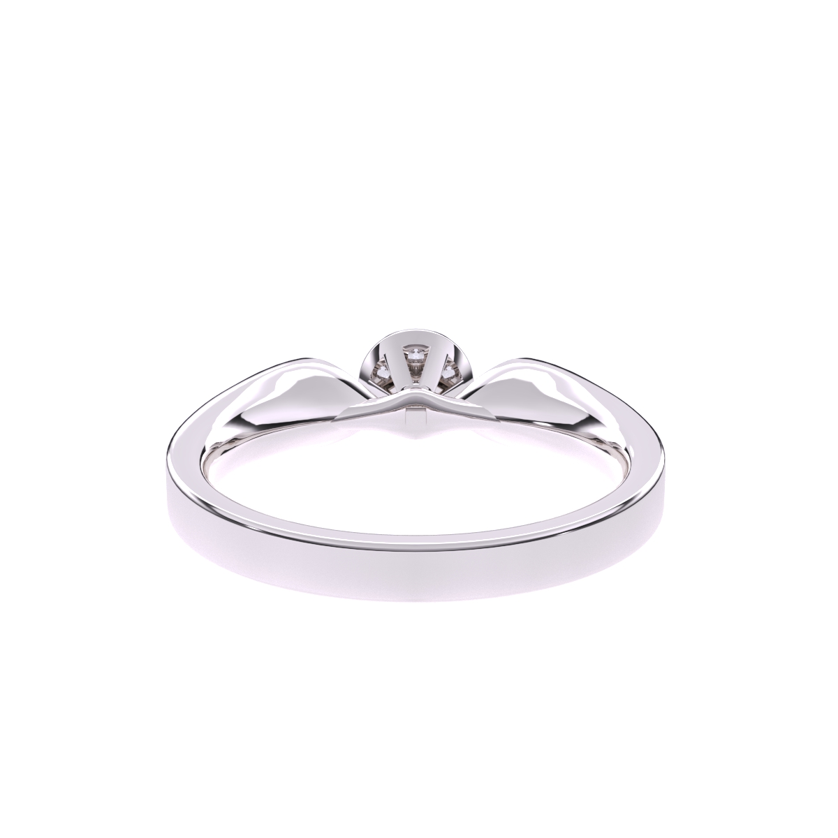 Luxurious Round Diamond Cluster Wedding Ring